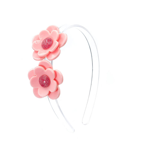 Camellia Flower Pink Headband - Lilies & Roses NY