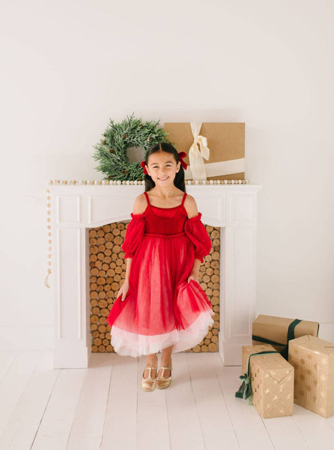 Candy Cane Everly Dress - Ollie Jay