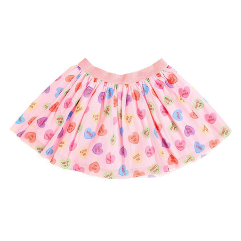 Candy Hearts Valentine's Day Tutu Skirt - Sweet Wink
