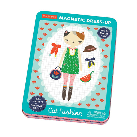 Cat Fashion Magnetic Dress Up - Mudpuppy