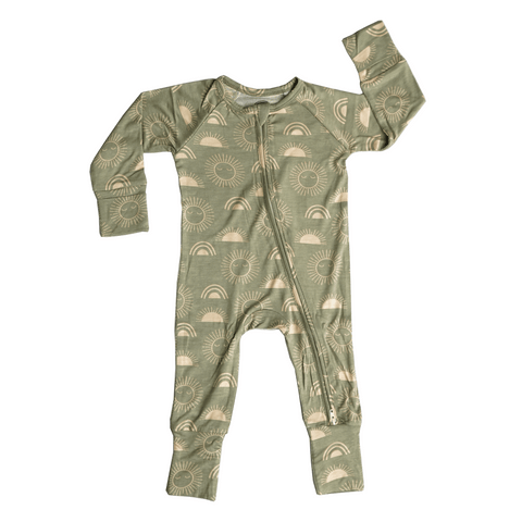 Celestial Sun Bamboo Baby Pajamas - Emerson and Friends