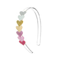 Centipede Pearl Hearts Headband - Lilies & Roses NY