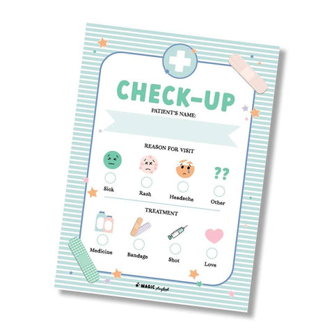 Check-up Notepad - Butterbugboutique