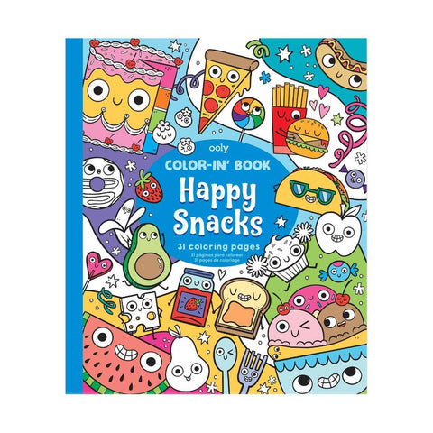 Coloring Book: Happy Snacks - OOLY
