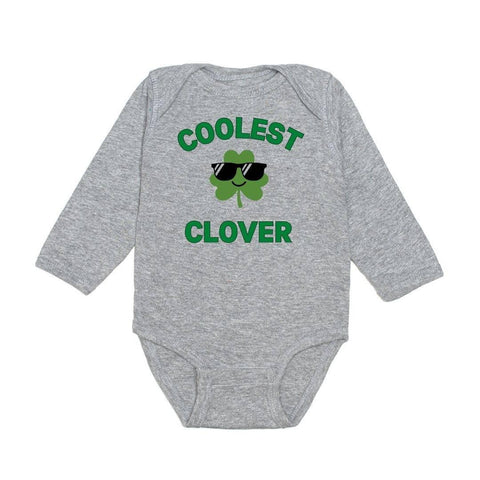 Coolest Clover St. Patrick's Day Baby Bodysuit - Sweet Wink