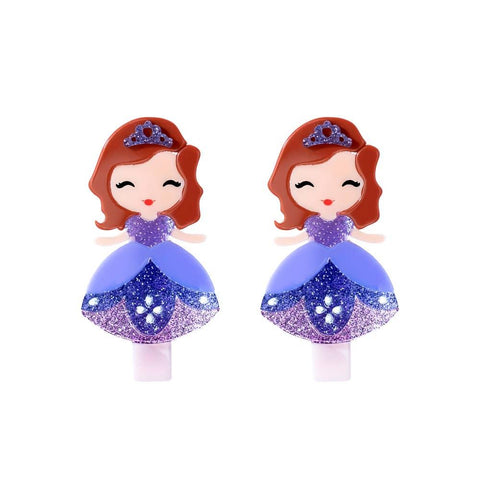 Sofia the First Inspired Alligator Clip (Set of 2) - Butterbugboutique