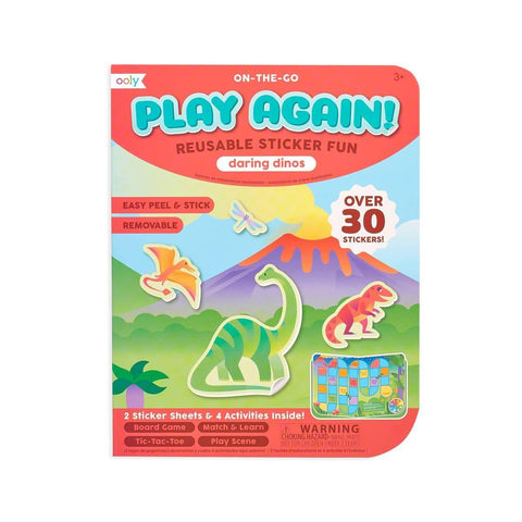 Daring Dinos Play Again! Mini On-The-Go Activity Kit - OOLY