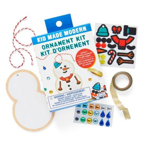 DIY Ornament Kit - Snowman - Kid Made Modern