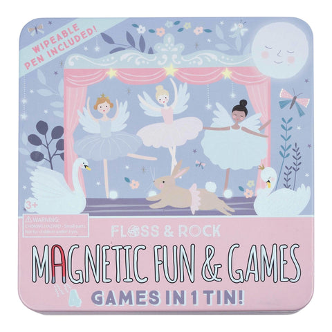 Floss and Rock-Enchanted Magnetic Fun & Games Tin-#Butter_Bug_Boutique#