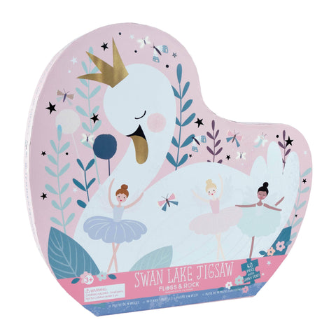 Enchanted Swan Shaped 40 Piece Puzzle - Butterbugboutique