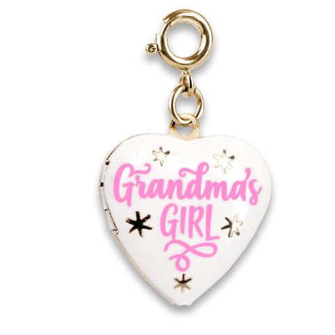 CHARM IT!-Gold Grandma's Girl Locket Charm-#Butter_Bug_Boutique#