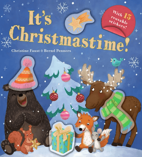 Its Christmastime Reusable Sticker Book - EDC Publishing