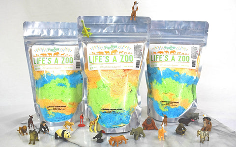 Kids Bath Salts: Life's A Zoo - Fizz Bizz LLC