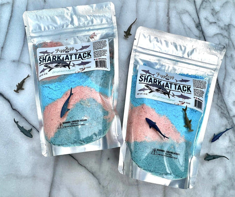 Kids Bath Salts: Shark Attack - Fizz Bizz LLC