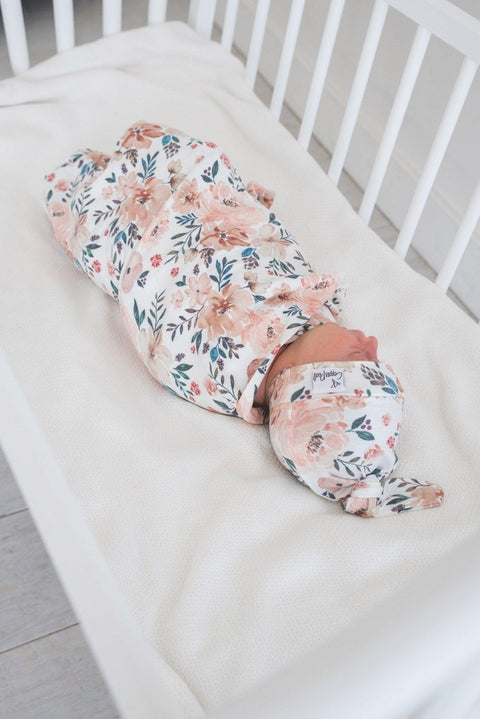 Knit Swaddle Blanket - Autumn - Copper Pearl