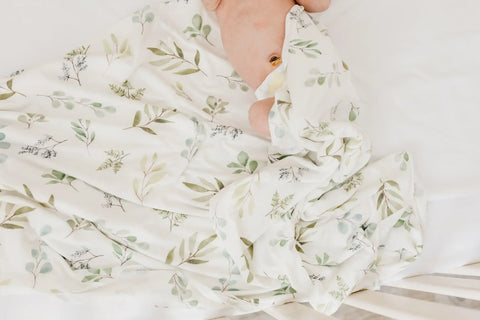 Knit Swaddle Blanket - Haven - Copper Pearl