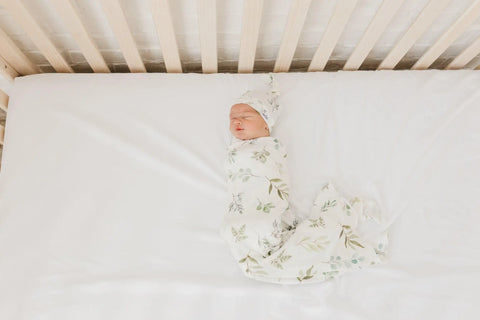 Knit Swaddle Blanket - Haven - Copper Pearl
