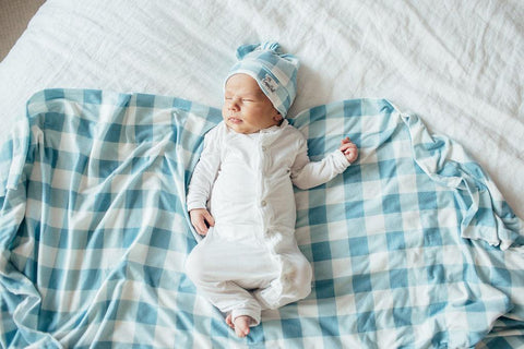 Knit Swaddle Blanket - Lincoln - Butterbugboutique
