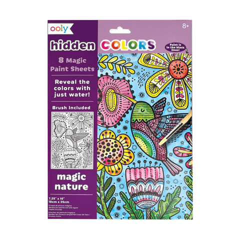 Magic Nature Hidden Colors Paint Sheets - OOLY