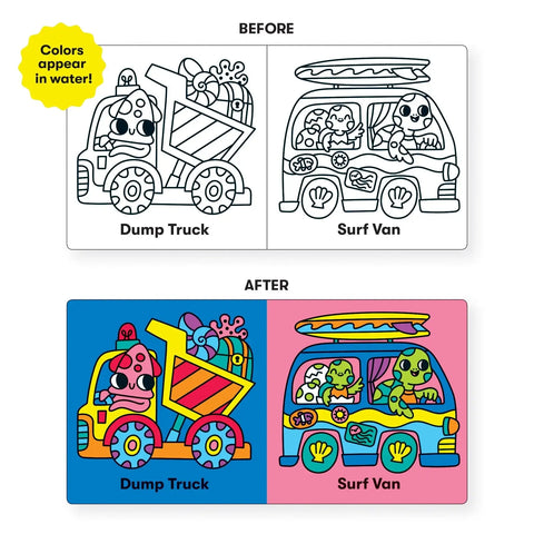 Marine Life On the Move Color Magic Bath Book - Mudpuppy