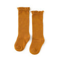 Little Stocking Co.-Little Stocking Co. - Mustard Lace Knee High Socks-#Butter_Bug_Boutique#