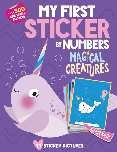 My First Sticker By Numbers: Magical Creatures - Sourcebooks