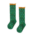 Little Stocking Co.-Little Stocking Co. - Oh Christmas Tree Lace Knee High Socks-#Butter_Bug_Boutique#
