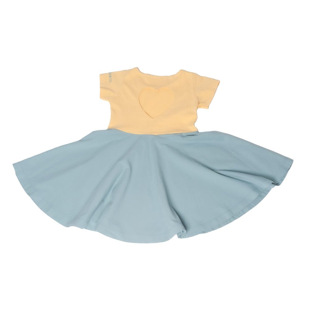 Grech & Co.-Open Heart Twirl Dress | Mellow Yellow, Sky Blue-#Butter_Bug_Boutique#