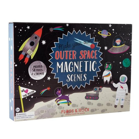 Outer Space Magnetic Play Scenes - Floss and Rock