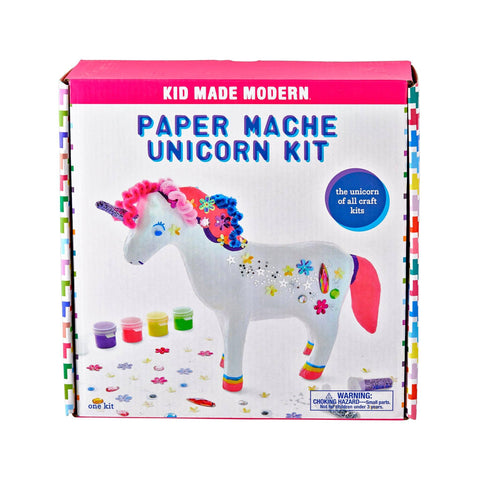 Kid Made Modern-Paper Mache Unicorn Kit-#Butter_Bug_Boutique#