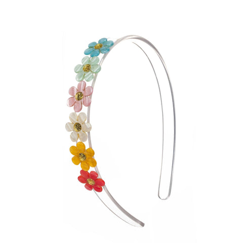 Pearl Pastel Daisies Headband - Lilies & Roses NY