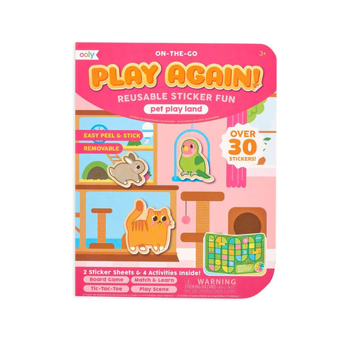 Pet Play Land Play Again! Mini On-The-Go Activity Kit - OOLY