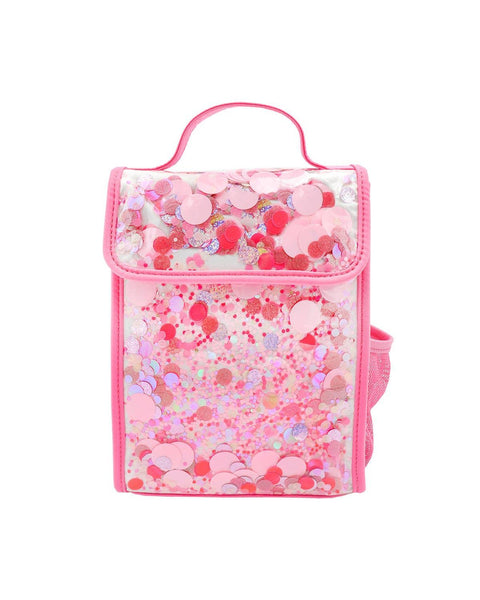 Pink Party Confetti Insulated Lunchbox - Packed Party