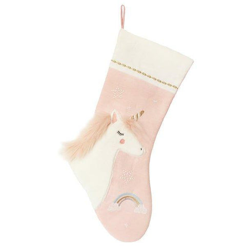 Pink Unicorn Christmas Stocking - Mon Ami