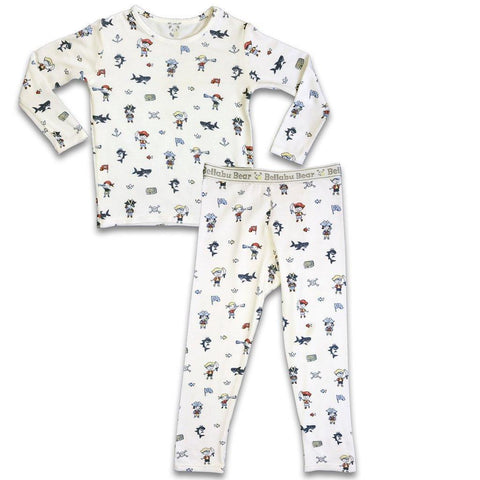 Pirate Kids Bamboo Pajama Set - Bellabu Bear