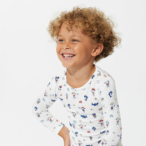 Pirate Kids Bamboo Pajama Set - Bellabu Bear