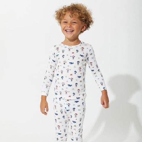 Pirate Kids Bamboo Pajama Set - Bellabu Bear