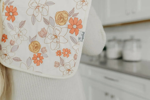 Premium Burp Cloths - Ferra - Copper Pearl