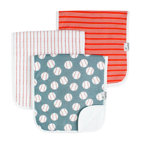 Copper Pearl-Premium Burp Cloths - Slugger-#Butter_Bug_Boutique#