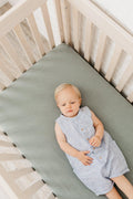 Copper Pearl-Premium Knit Fitted Crib Sheet - Briar-#Butter_Bug_Boutique#