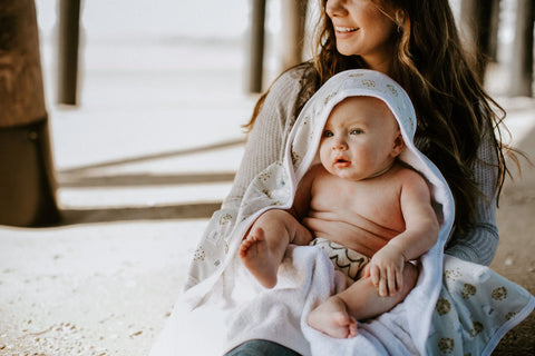 Premium Knit Hooded Towel - Chip - Copper Pearl