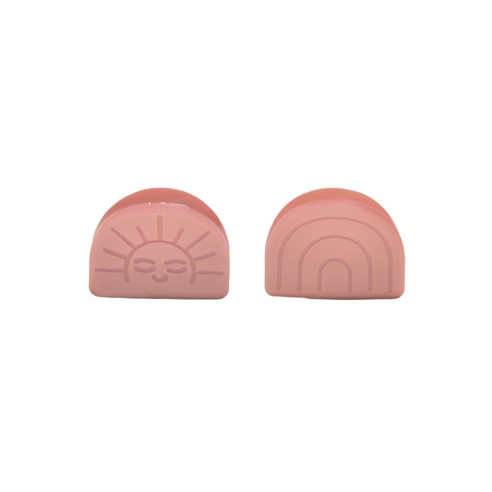 Grech & Co.-Rainbow + Sun Hair Claw Set of 2 | Coral Rouge-#Butter_Bug_Boutique#