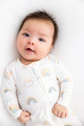 Rainbows Bamboo Convertible Footie - Butterbugboutique