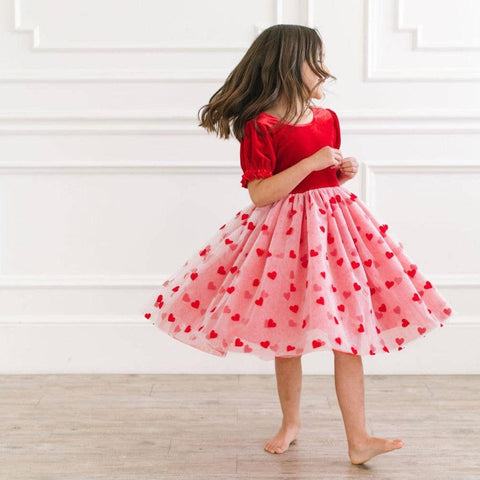 Rose Dress in Valentine - Ollie Jay