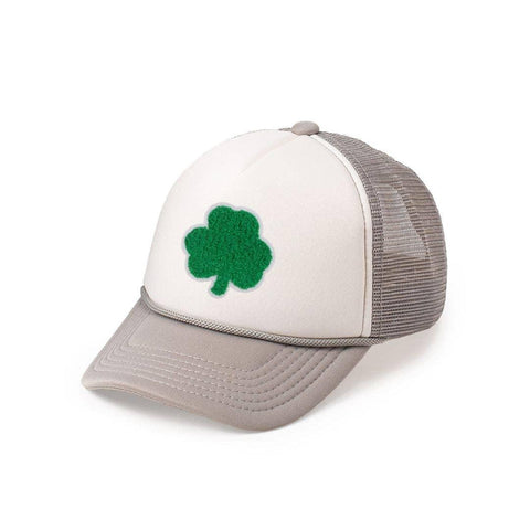 Shamrock Patch St. Patrick's Day Trucker Hat - Sweet Wink