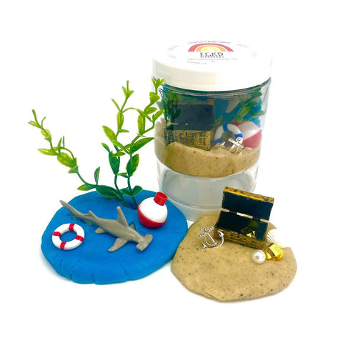 Shark (Tropical Punch) Play Dough-To-Go - Earth Grown KidDoughs