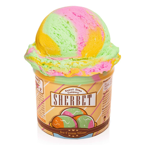 Sherbet Scented Ice Cream Pint Slime - Kawaii Slime Company