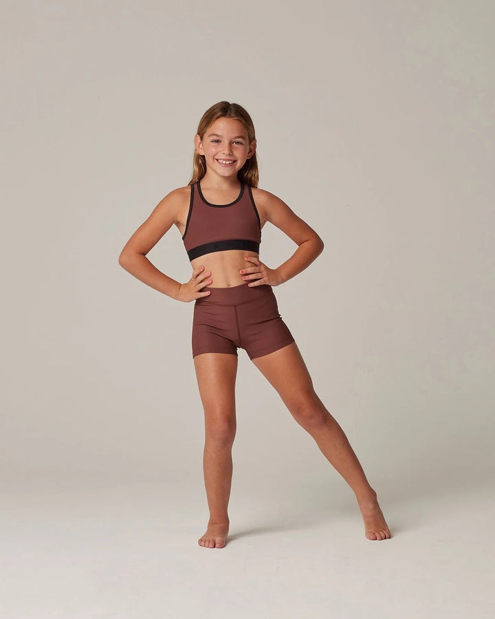 Play x Play-Shortie Short | Plum Ribbed-#Butter_Bug_Boutique#