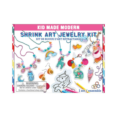 Shrink Art Jewelry Kit - Kid Made Modern