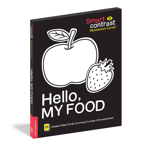 Smartcontrast Montessori Cards - Hello, My Food - Sourcebooks